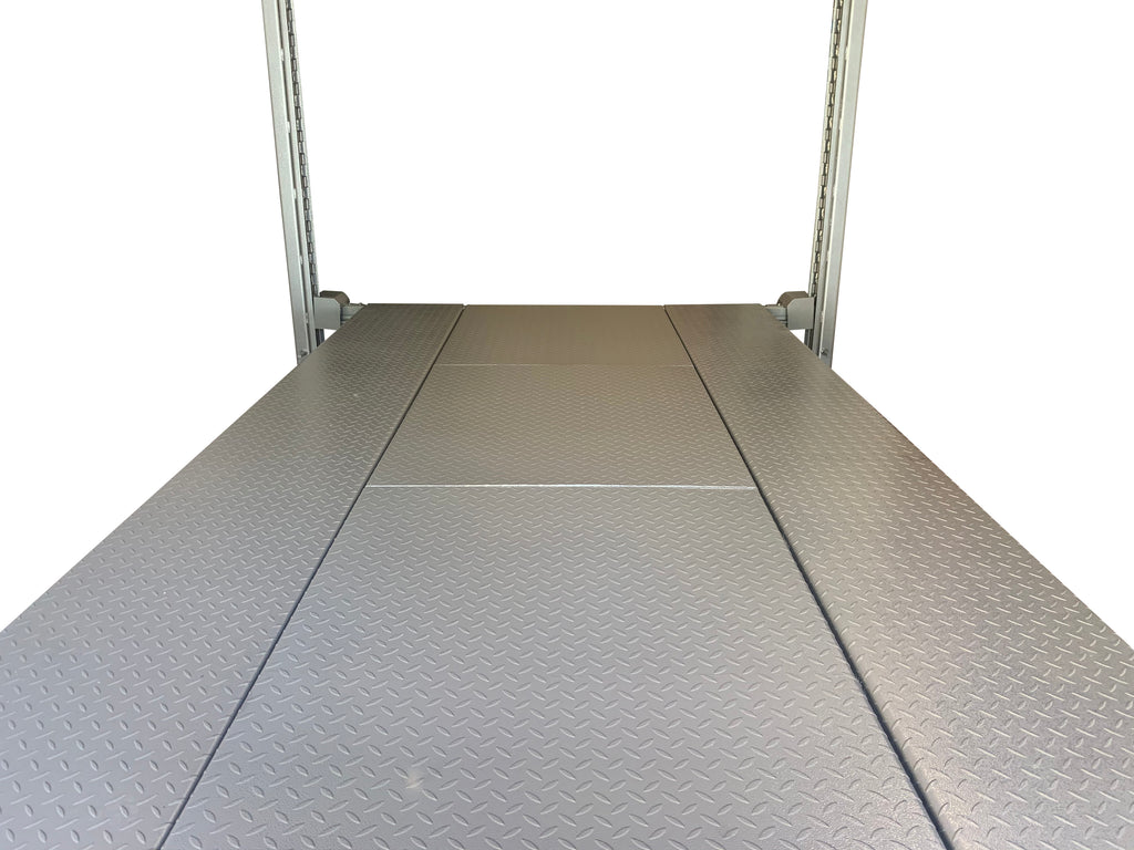 Stalen afdekplaten voor brede XL parkeerbrug