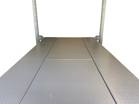 Stalen afdekplaten voor XL parkeerbrug