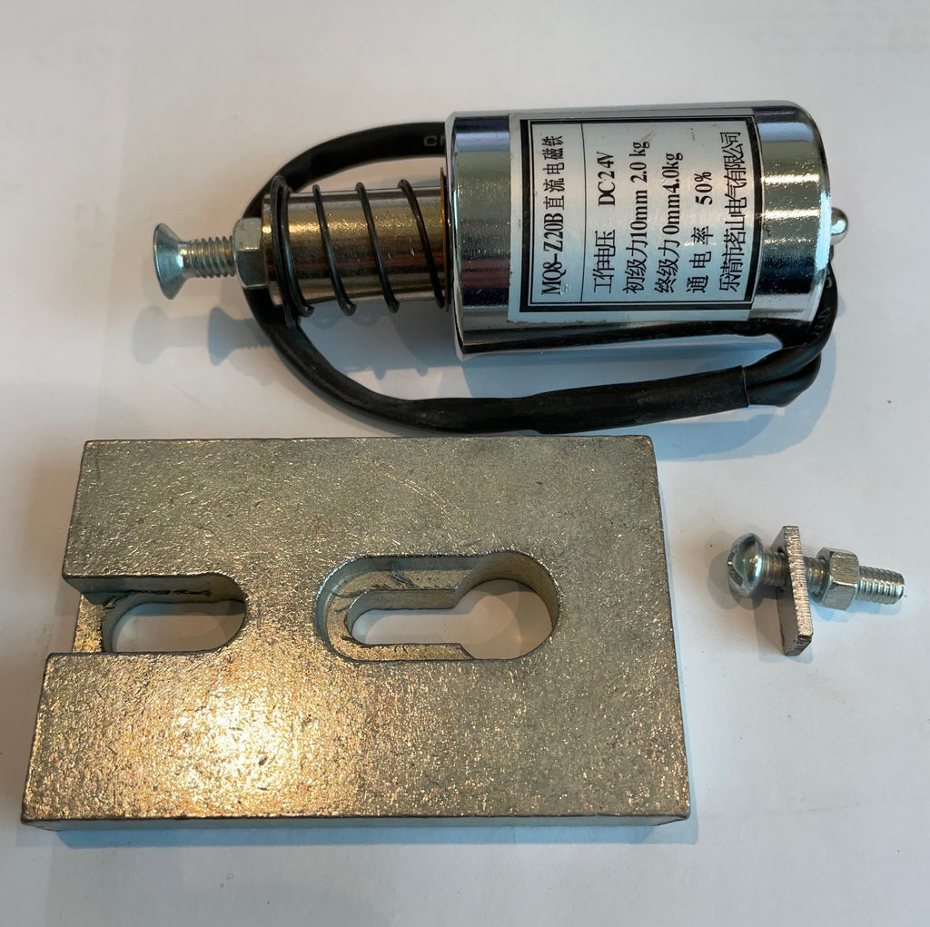 Solenoide met plaat