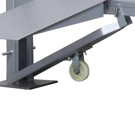 Wielenset voor 4 koloms parkeerhefbrug